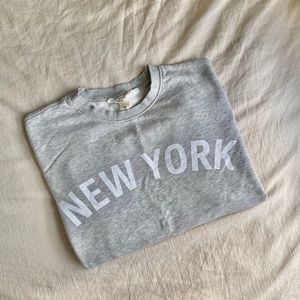 Crew neck sweatshirt